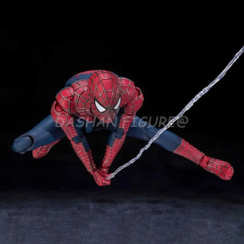 Disney Marvel Spider-Man No Way Home Figures SHF Tobey Maguire Spiderman Action Figure PVC 15cm Collection Movable Model Toys Gifts W250617