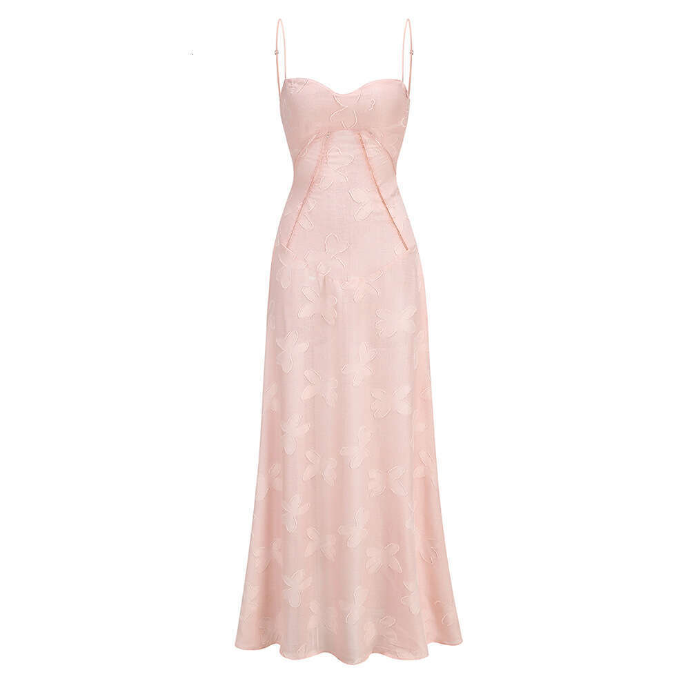 Women's New Sexy Strap Long Slim Fit Elegant Vacation Party Dress Women