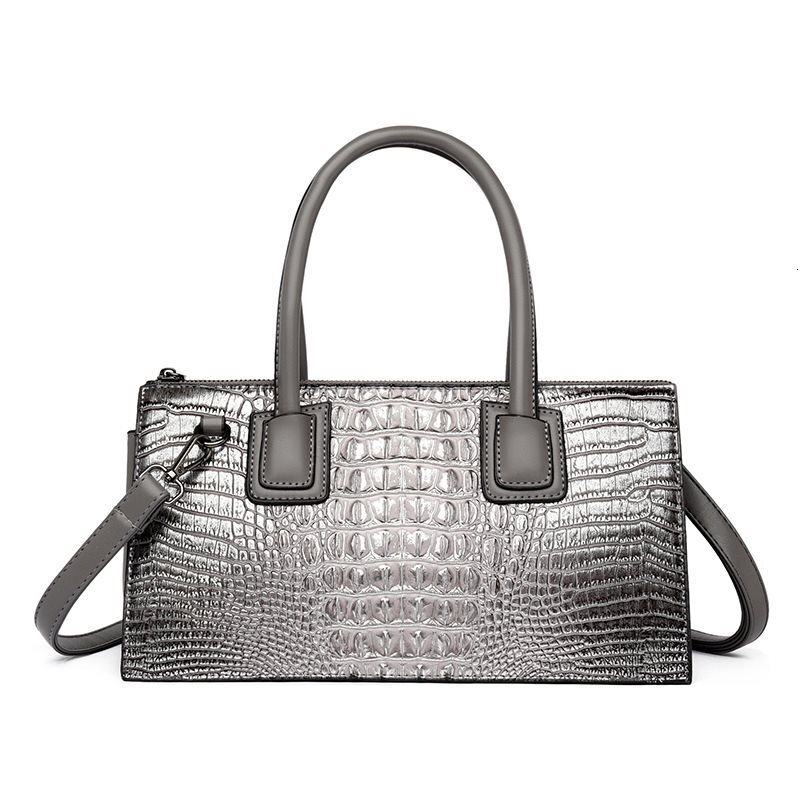 Free Shipping 2025 New Designer Bag Fashionable And High-quality Shopping Bag Large Capacity Retro Embossed Crocodile Pattern Single Shoulder Handbag