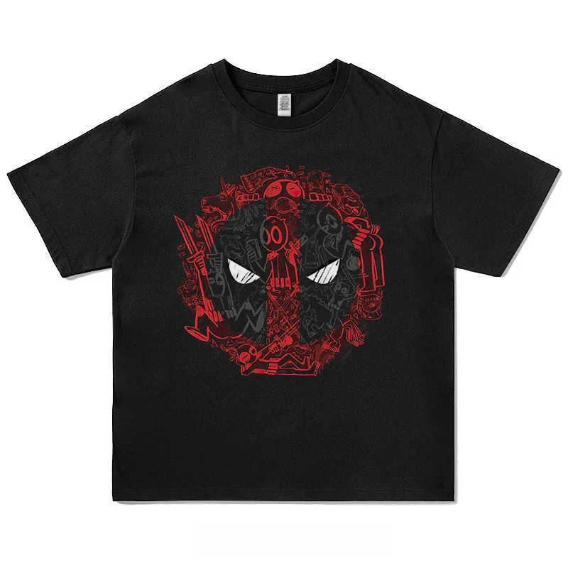 Disney Deadpool Wolverine 3 Cotton Kids T-shirt Anime Movie Short Sleeve Tshirt Child Tee Boy Girl Tops Print Fashion W250617