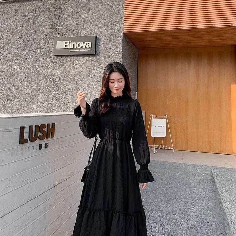 Clothing Holiday Female Dresses 2025 Beach Womens Dress Midi Long Sleeve X New Features of Cotton Summer Luxury Loose Trendy Xl