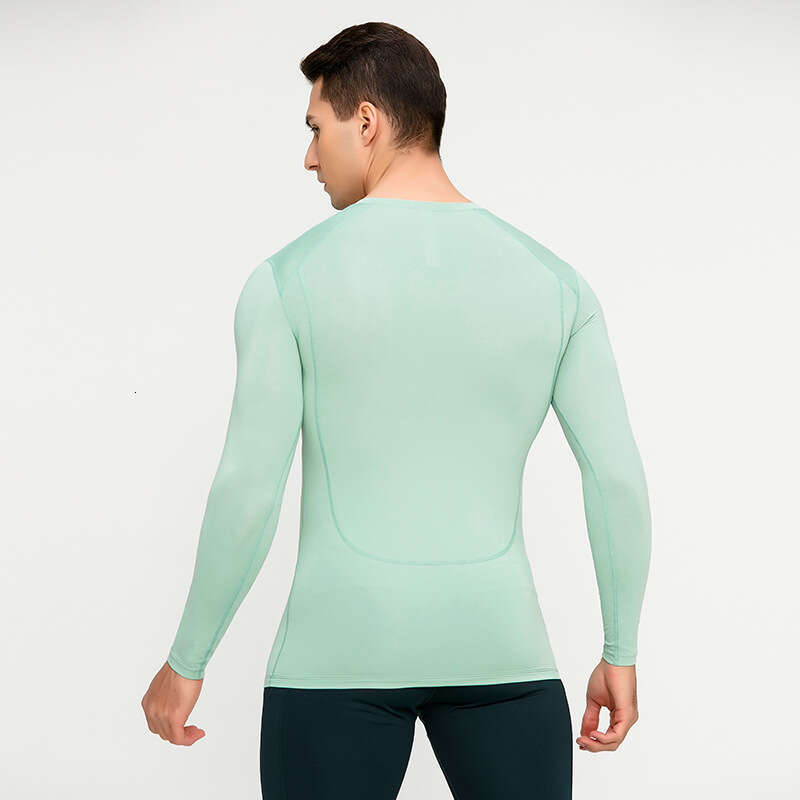 2025 Spring Quick-Dry Long Sleeve Tight Basketball Base Shirt Men's Running Fitness Sports Top