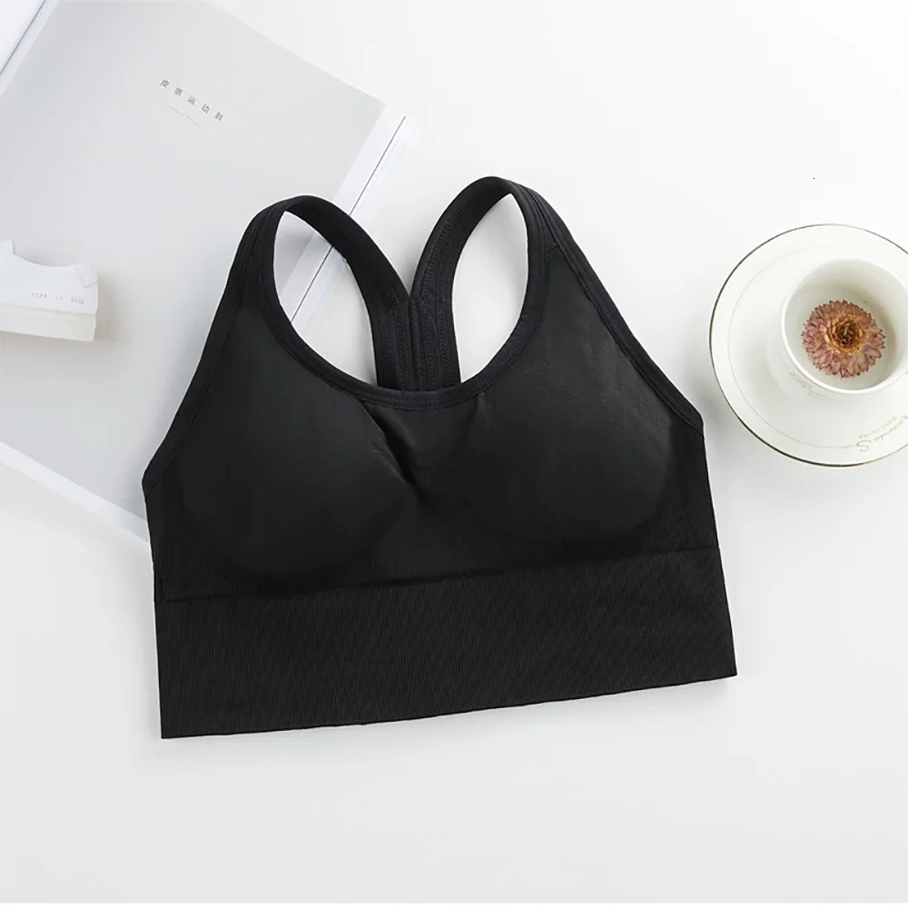 Solid Color Fitness sport Bra Women Cross soft high strength Tight Top Comprehensive Training Gym Yoga Underwear With Chest Pad 250617