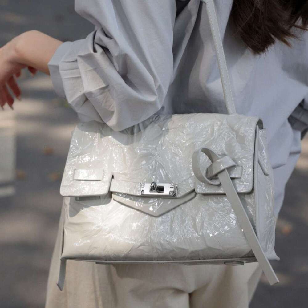 Handbag Textured Stylish Shoulder Bag High-End Cowhide Fashion For Women 2025 Spring/Summer New Trendy