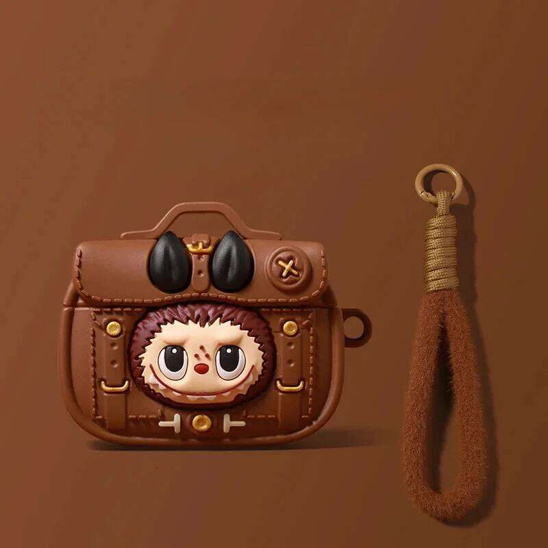 Hot Selling Labubu New Briefcase Keychain Headphone Case Silicone Anti Drop Ap 4Th 3/2/1 Pro/Pro2 Holiday Gift Designer Bags
