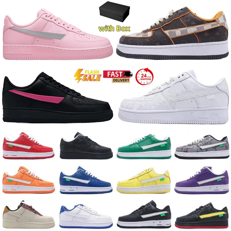 Designer mens casual shoes with box triple white black fashion men women trainers sports sneakers sneaker platform flat shoe