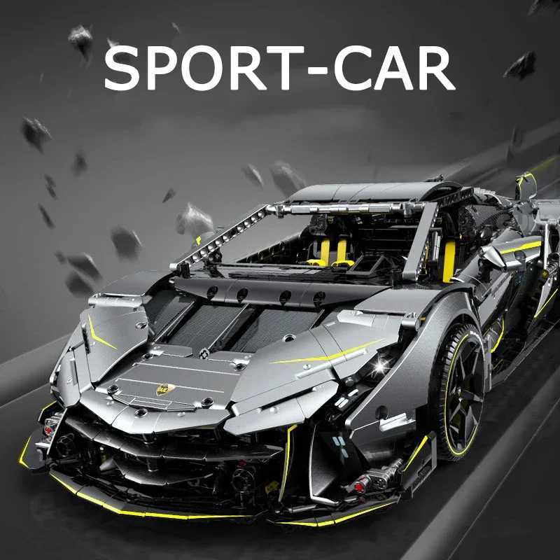 Technical Series One Off Concept Sports Car Building Block Ci Mechanical Speed Racing Vehicle Model Bricks Toys For Kid MOC XJ260617