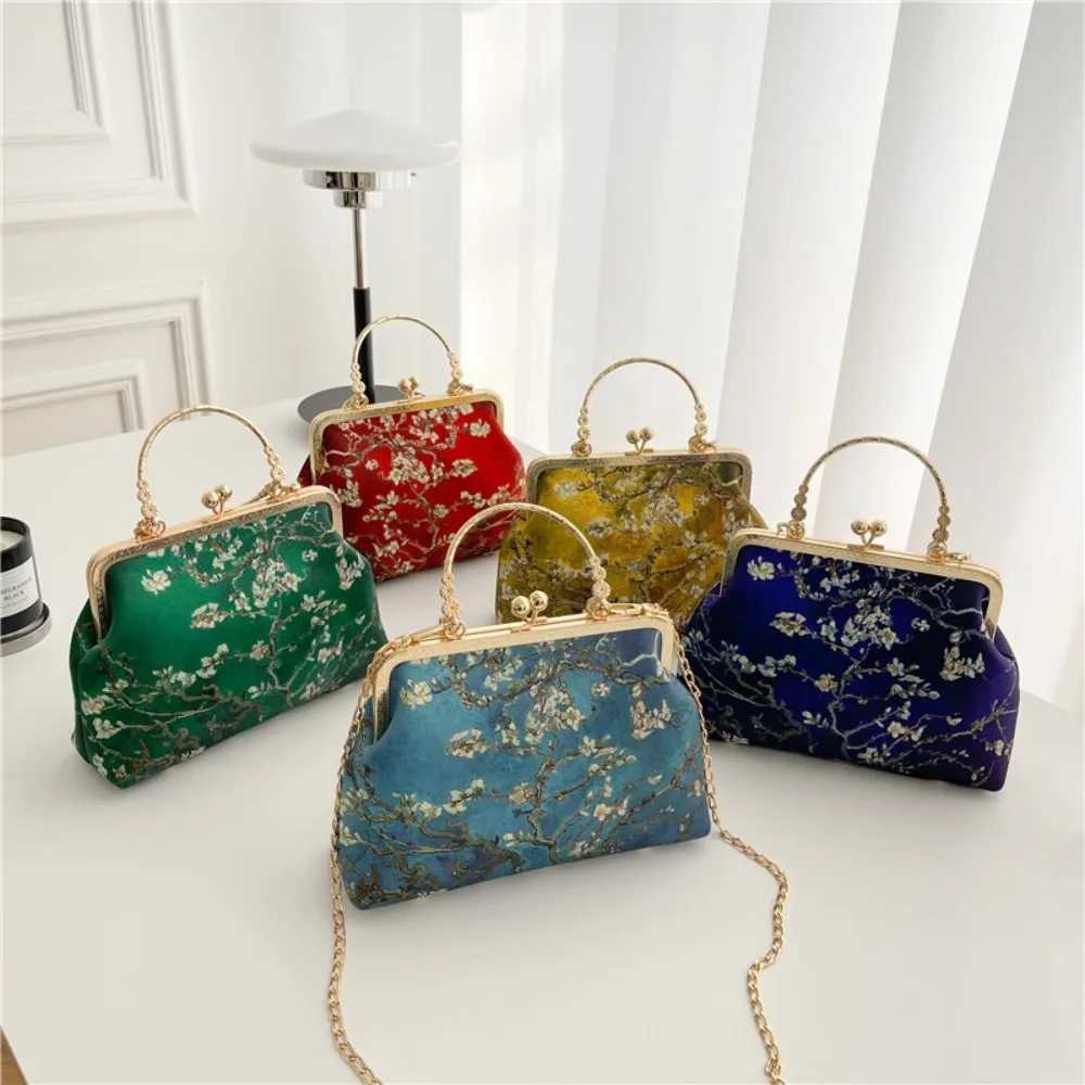 Popular Chinese Style Banquet Bag Embroidery Pearl Handle Qipao Bag High Capacity Trendy Cosmetic Bag Women Z250617