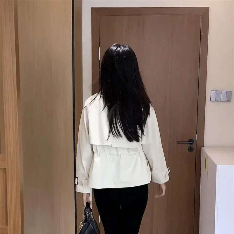 Womens Windbreaker Jackets Solid Color Slim Fit Female Coat Youthful 2025 Trend Lined Korean Reviews Clothes Great Cheap Pretty