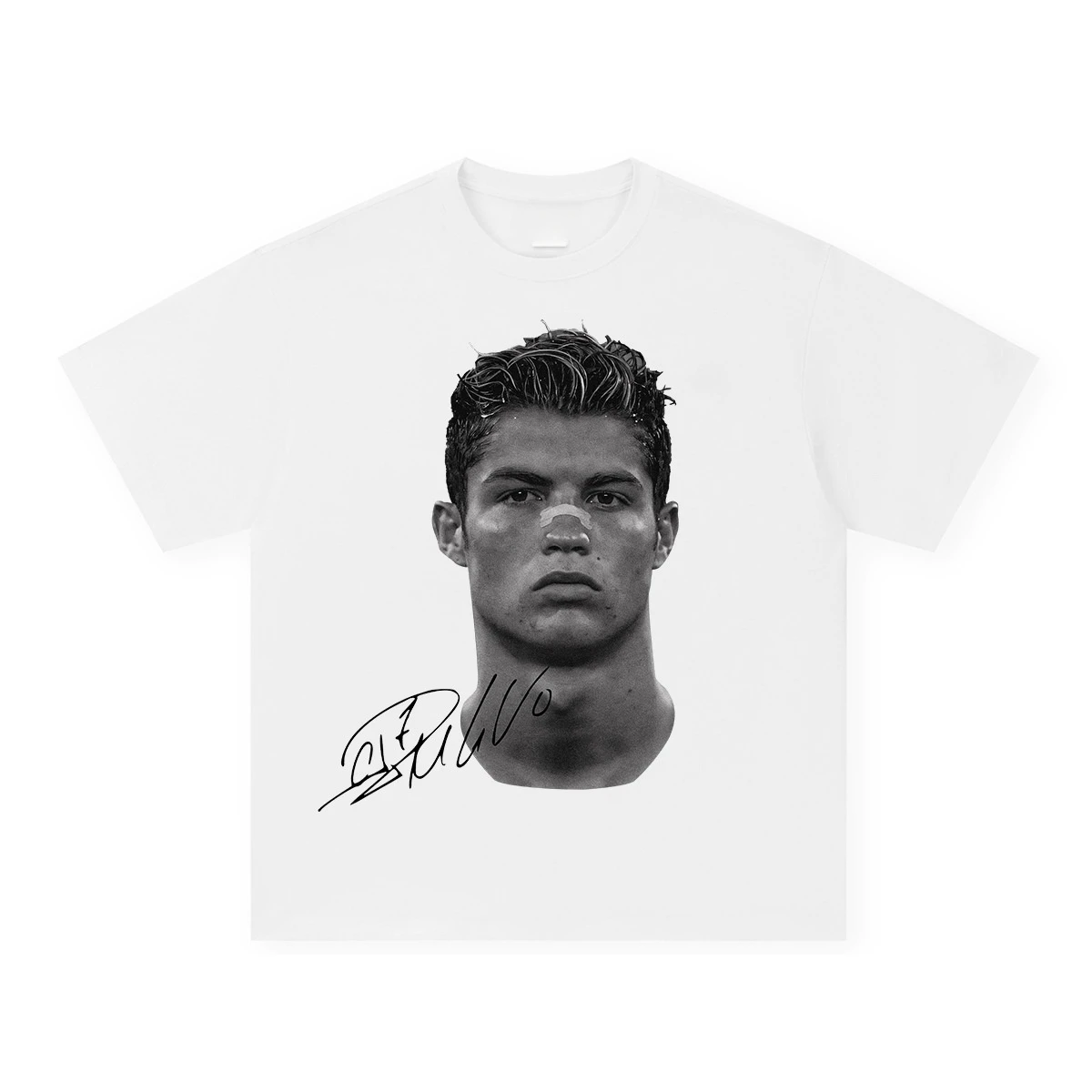Pure Cotton American-style Streets Both Sexes Fashionable Vintage Print Short-sleeved T-shirt