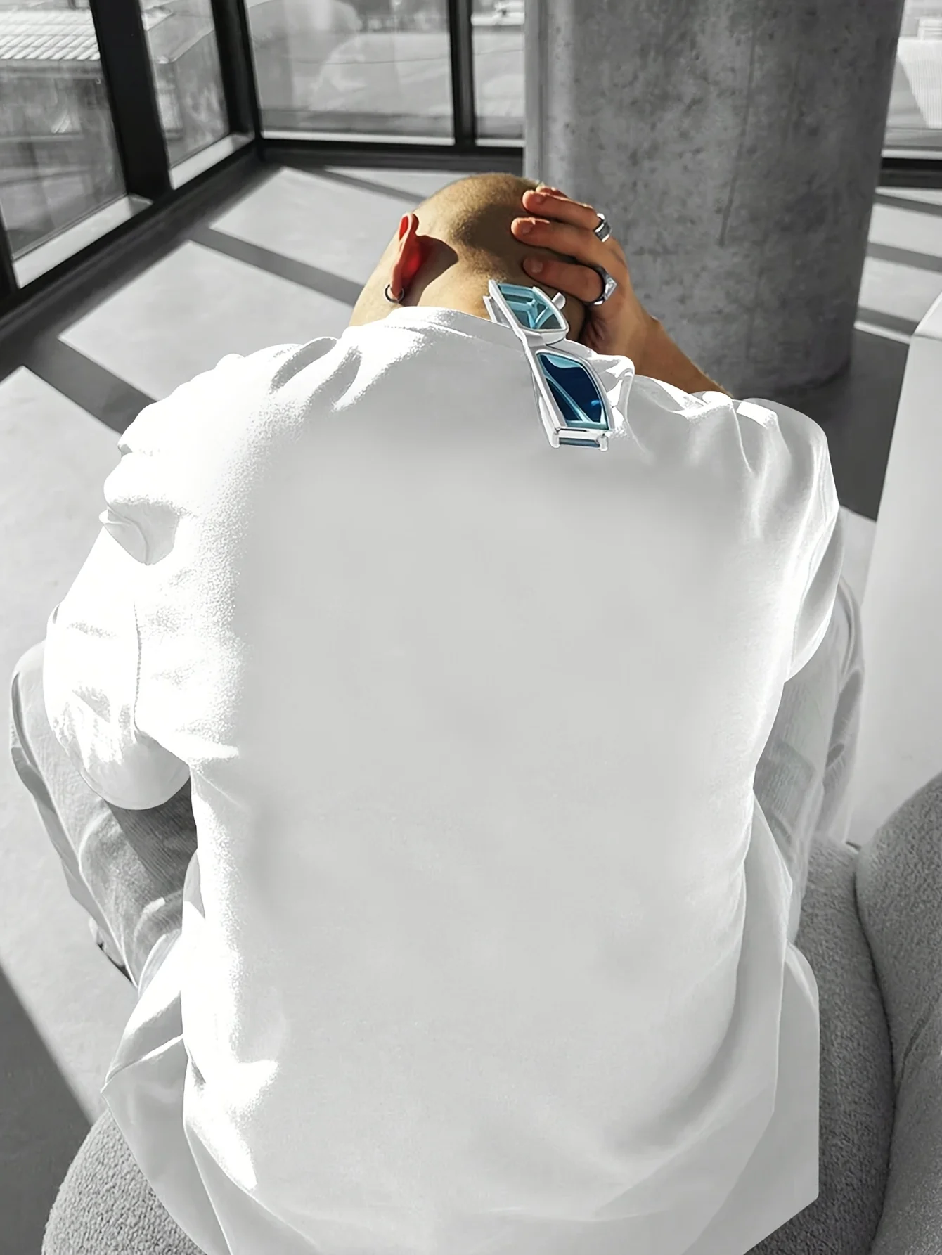 Summer men's 100% pure cotton casual sports loose and cartoon printed round neck short sleeved T-shirt