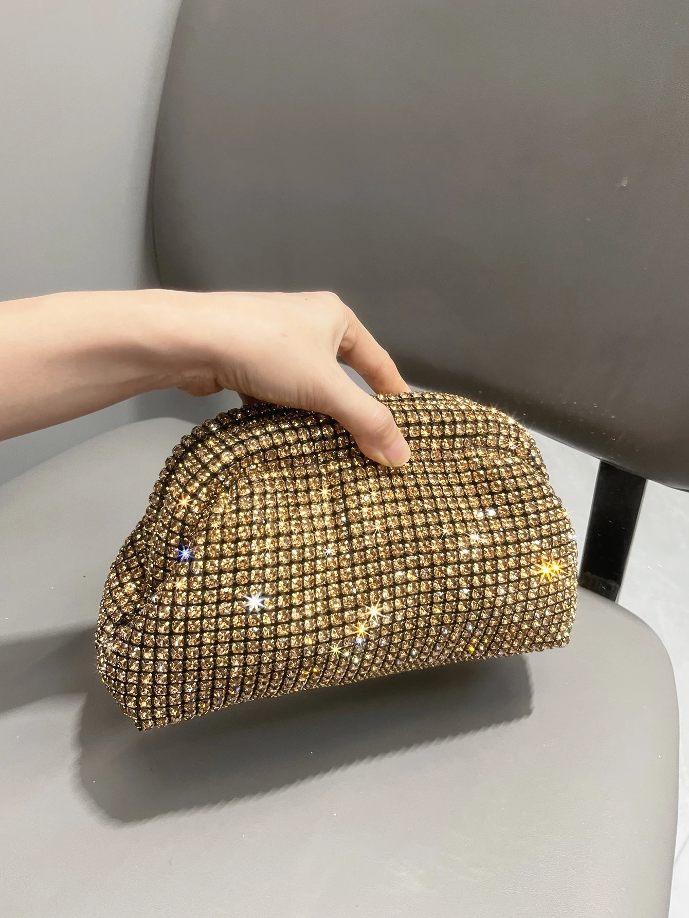 Luxury Designer Rhinestones Clutch Purse Bag for women handle bag Shoulder evening banquet 250614