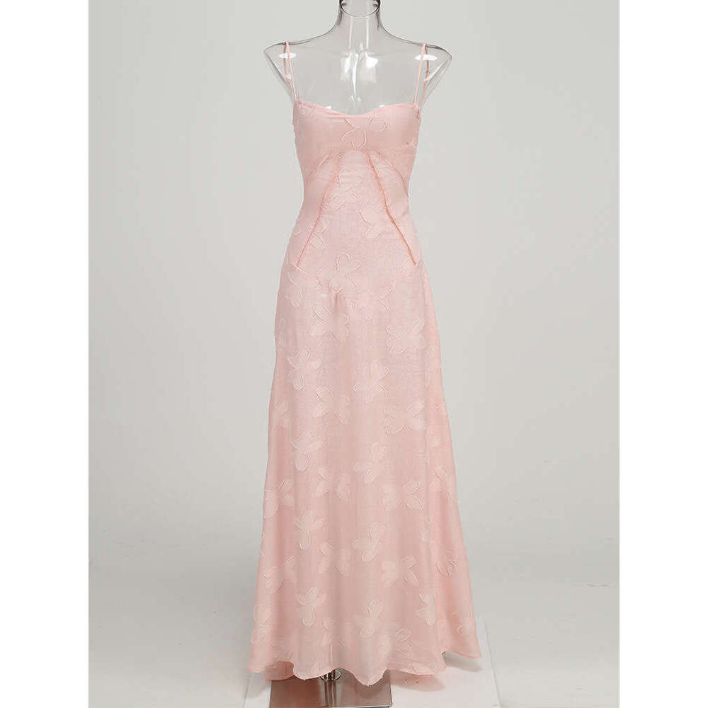 Women's New Sexy Strap Long Slim Fit Elegant Vacation Party Dress Women