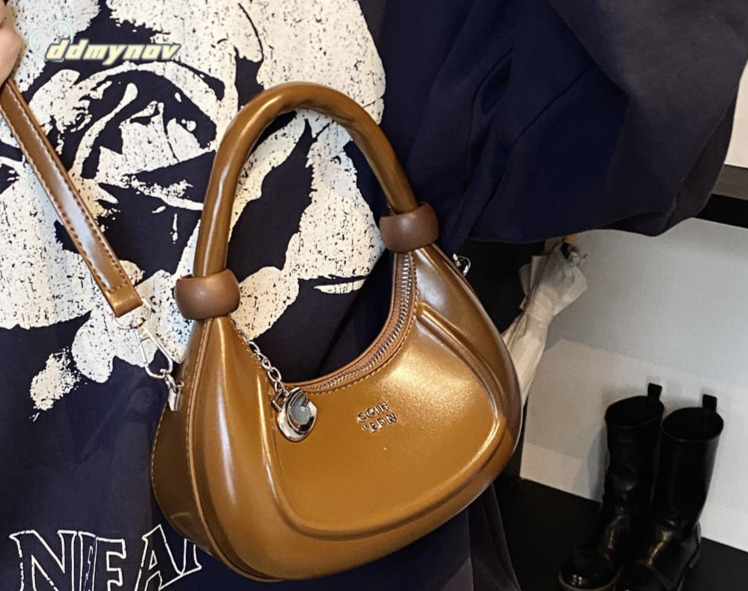 Handheld Underarm for Women 2025 New Style High-end Niche Versatile Single Shoulder Crossbody Crescent Bag ddmynov ddmynov