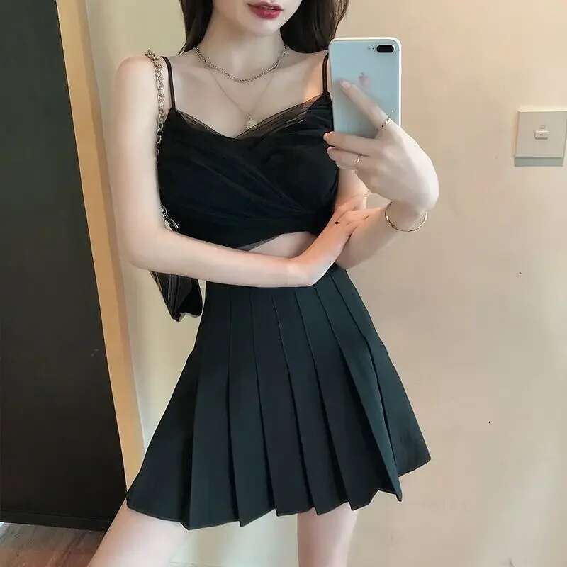 Wrap Mini Summer 2025 Woman Skirt Tight Short Skirts For Women A Line Casual Korean Style Offer 2025 New In Clothing Sales V