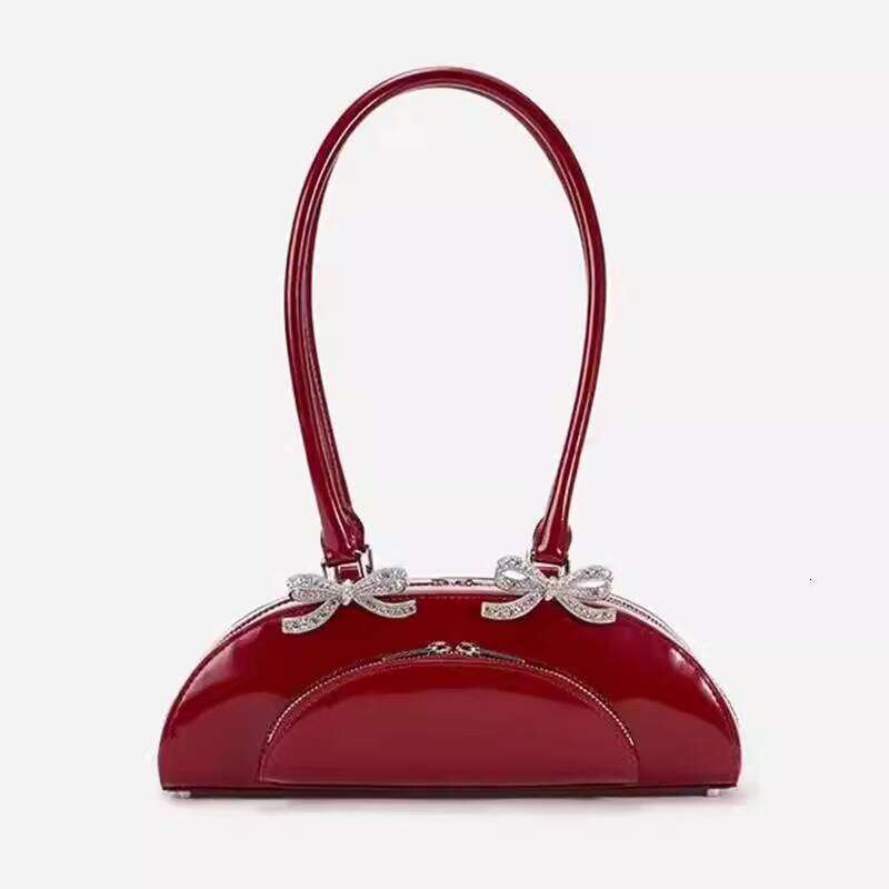 Trendy Sweet and Spicy Girl Bowknot Sparkling Diamond Socialite Lady Underarm Spring Summer New Women s Bag Fashion
