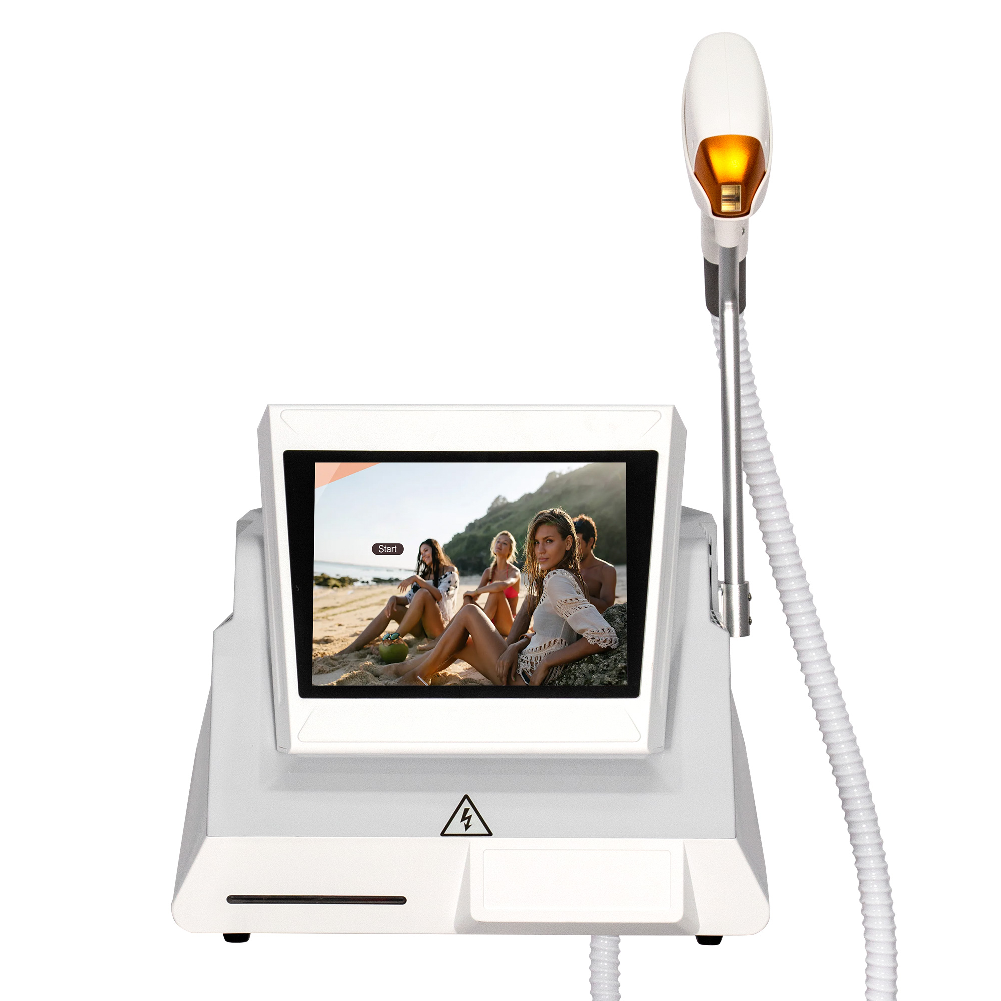 808nm Alexandrite Hair Removal Laser Diode Machine 3-Wavelength Freezing Pointpainless Ice Platinum Underarm Permanent Painless Epilator