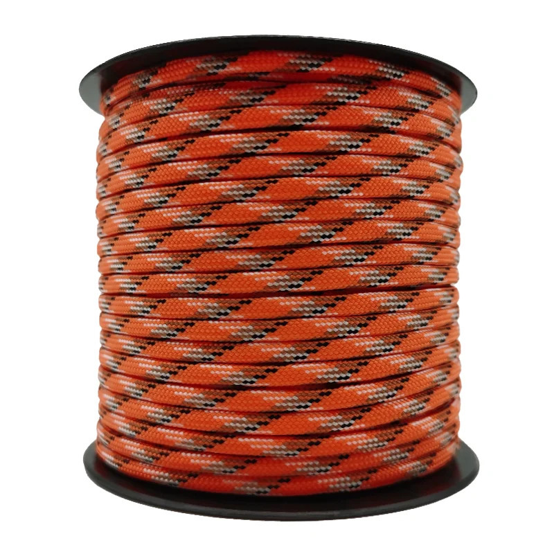 50100M 7core umbrella rope 550 4mm outdoor polyester parachute camping survival tent bundled clothesline 250611