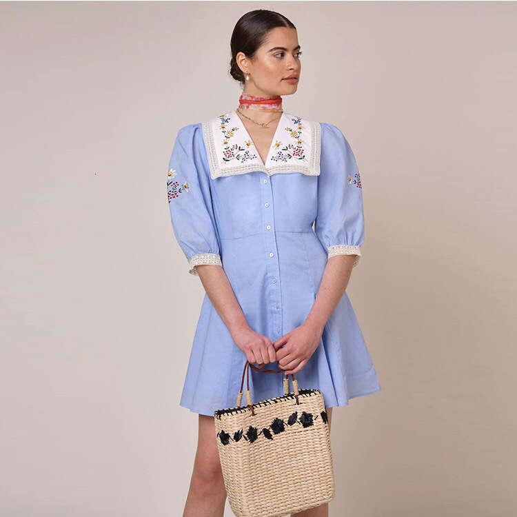 Goth Maxi Dress for Women White Dress Long Dress N360 Short Skirt Linen Blue High Waist Cardigan Elegant Commuter Dress French Style Womens Clothing
