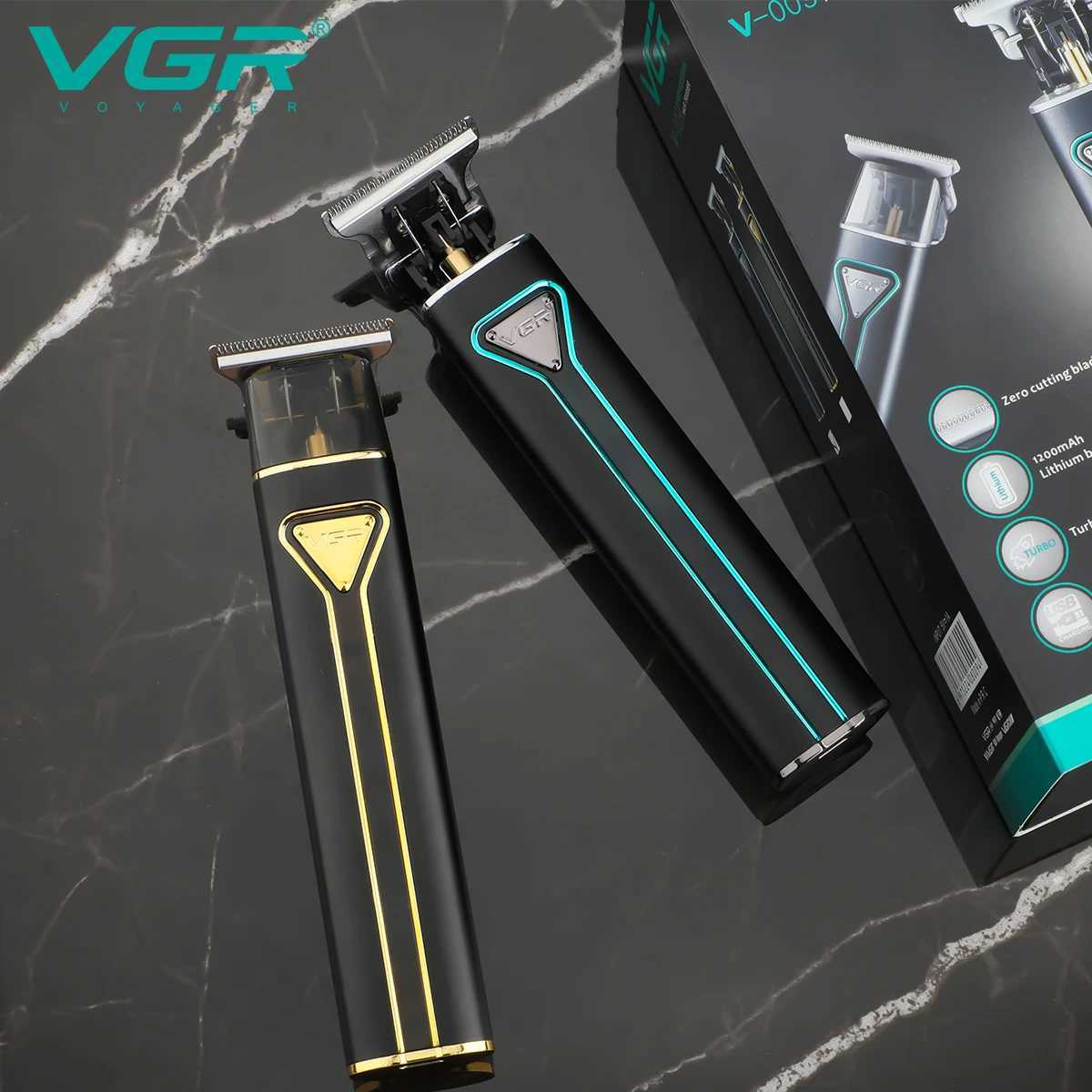 T9 Hair Clipper Metal Hair Trimmer Professional Beard Shaver Rechargeable Haircut Machine Cordless Trimmer for Men New V009 R250926