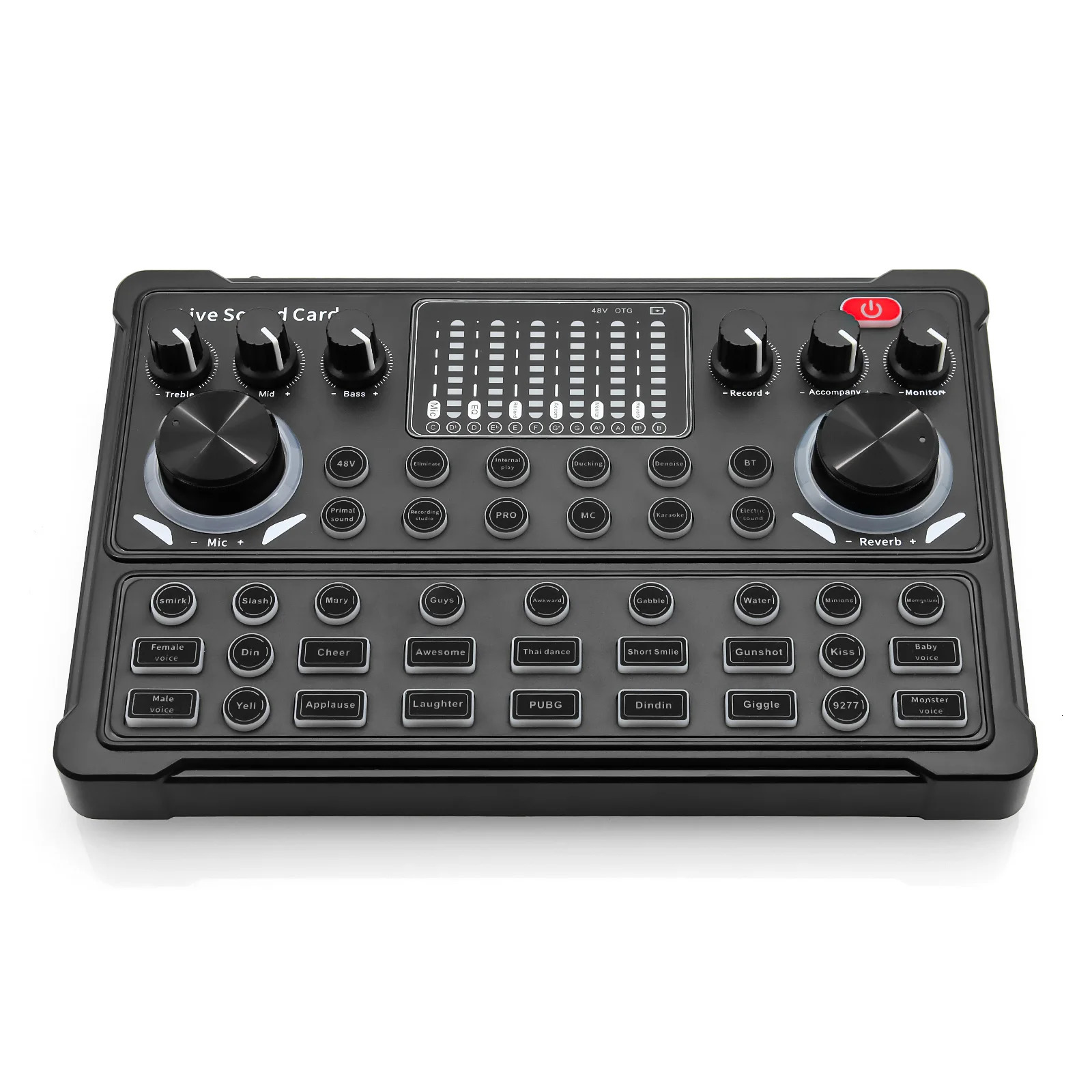 M3 Live Sound Card Studio Record Pro Soundcard Bluetoothcompatible Micro Mixer Voice Changer Streaming Audio Karaoke 250612