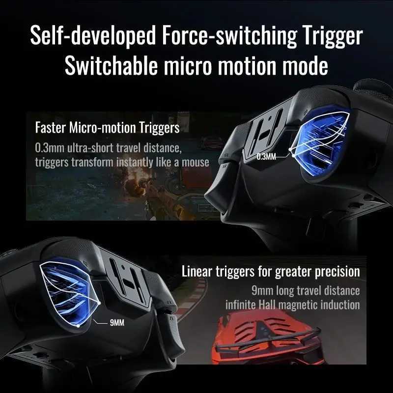 Flydigi Vader 4 Pro Gaming Controller Force-switchable Tirgger Support For PC/NS/Mobile/TV Box PC Gamer Cloud Game Gamepad R250617