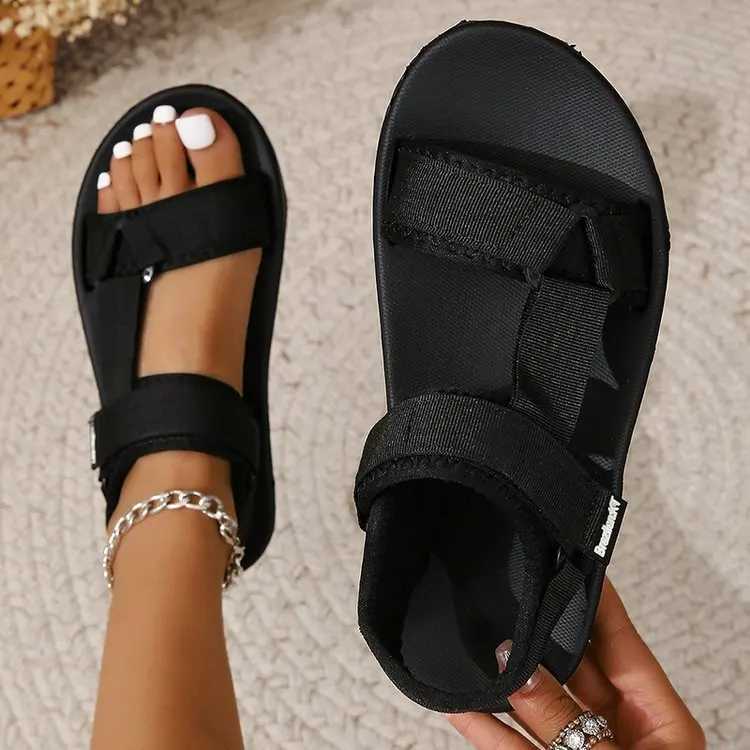 Womens Sandals New Open-toe Soft Bottom Sports Beach Shoes Summer Fashion and Non-slip Solid Color Ladies Sandals Women Shoes Z250617