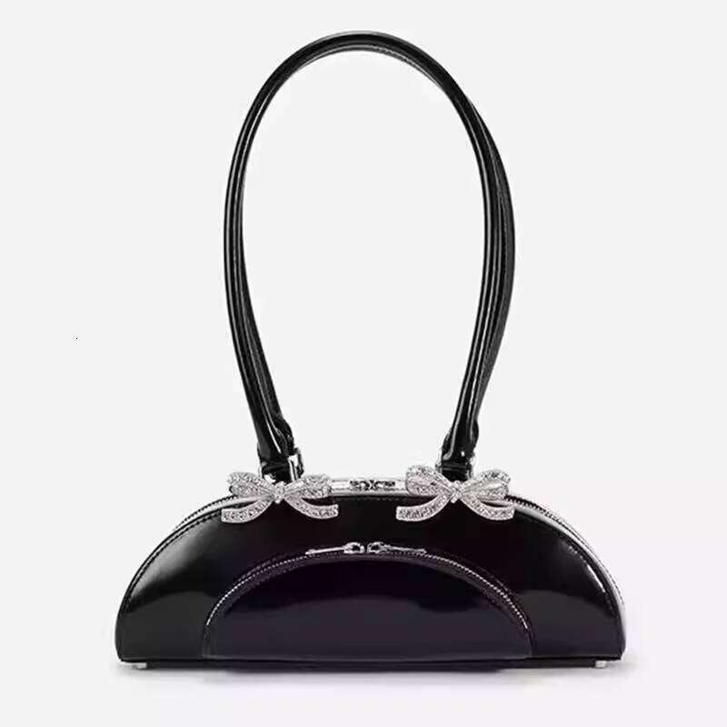 Trendy Sweet and Spicy Girl Bowknot Sparkling Diamond Socialite Lady Underarm Spring Summer New Women s Bag Fashion
