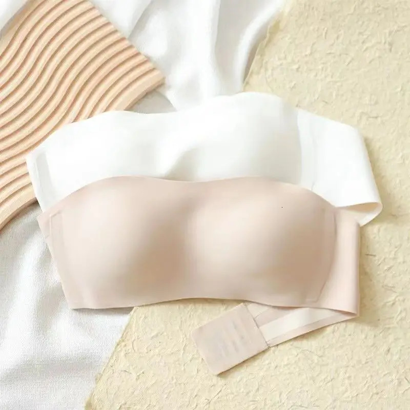 Sexy Seamless Tube Top Bra Invisible strapless Bras Women Underwear thin Non slip Push up Bralette Wireless Female Lingerie 250617