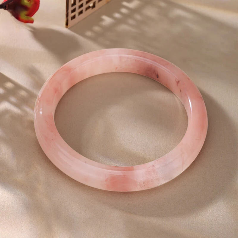 Golden Silk Jade Peach Blossom Brewed Bracelet Half Bracelet Fans Run Away To Give Girlfriend Holiday Gifts 250616