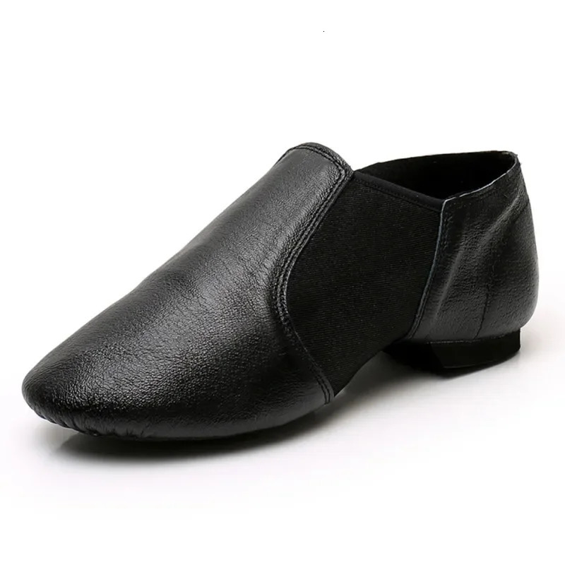 Genuine Leather Jazz Dance Shoes For Girls Brown Black Anti-Slip Jazz Shoes Adult Dance Sneakers High Quality Jazz Shoes 250613