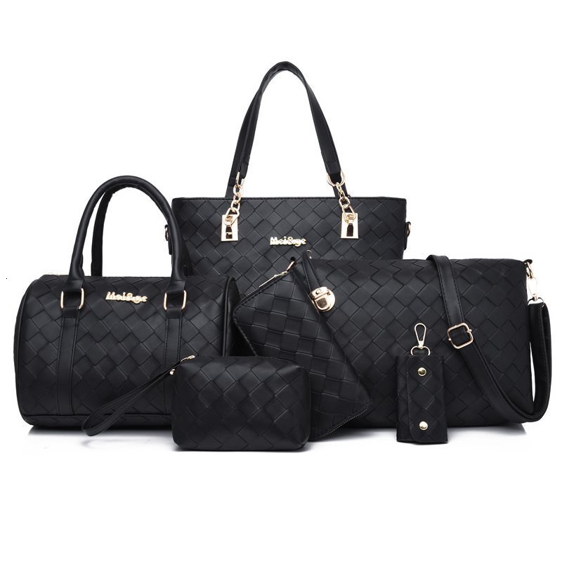 Free Shipping 2025 New Designer Bag Fashionable And High-quality Shopping Bag Women's Retro Multiple Piece Set Mother And Women's Bag Woven 