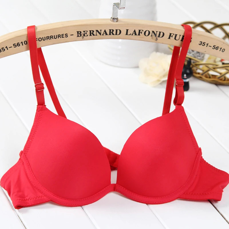 Female Bra Summer Breathable Student Single Breasted Sexy Cute Gathered Smooth Seamless Comfortable s Bra 250617