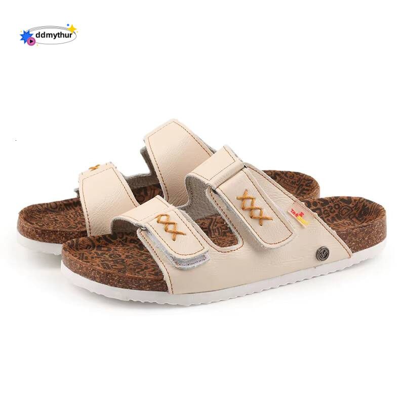TMA EYES Summer New Fashionable Simple Comfortable Breathable Leather Casual Women's Flat bottom sandals ddmythur