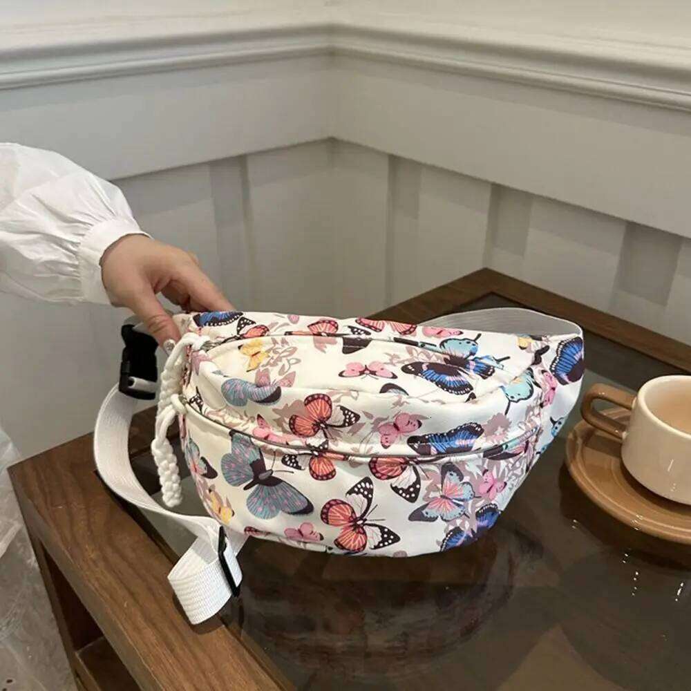 Oxford Leopard Print Belt Waterproof Fashion Butterfly Bag Multifunctional Adjustable Shoulder Strap Waist Packs bag