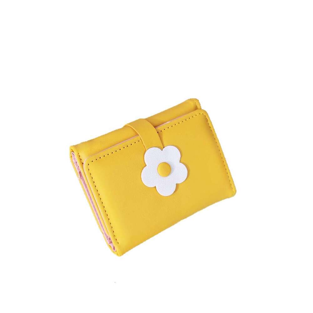 Trendy Wallet INS Women's Short Cute 70% off Flower Fresh Japanese Korean Student Coin Purse