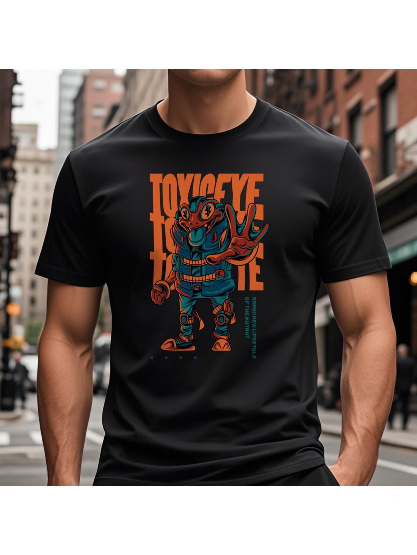 Dongdumaoyi Tiger Men 180G Text S-3Xl White Adult Black T Shirts Cotton Short Sleeve Round Collar cfcd