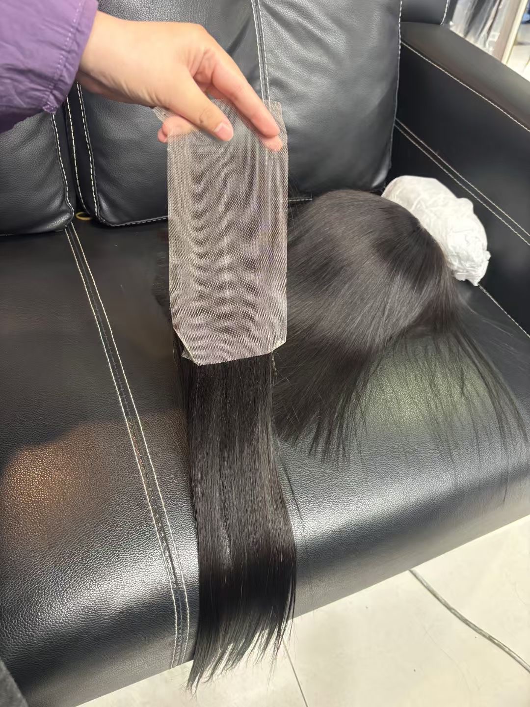 2x6 Transparent Lace Closure Super Double Drawn Straight Vietnamese Hair 13x4 Lace Frontal Hand Tied Virgin Hair Closures Free Part Pre Plucked