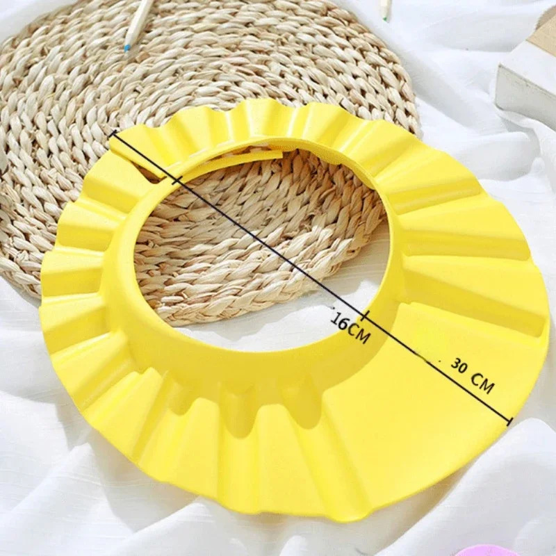 Children Kids Baby Bath Visor Shampoo Cap Toddler Shower Cap Adjustable Bathing Shower Hat born Care Wash Hair Head Cap 250617