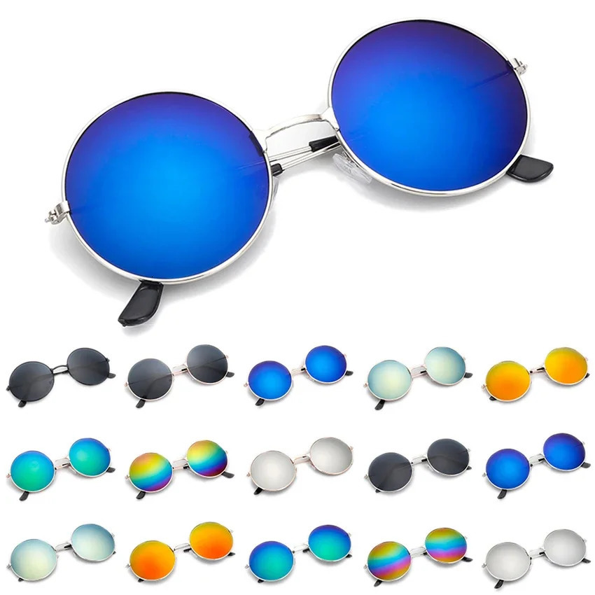 FOENIXSONG Fashion Pilot Sunglasses for Women Men Classic Eyewear Gradient Mirrored Blue Silver Gray Sun Glasses Sunglass 250616