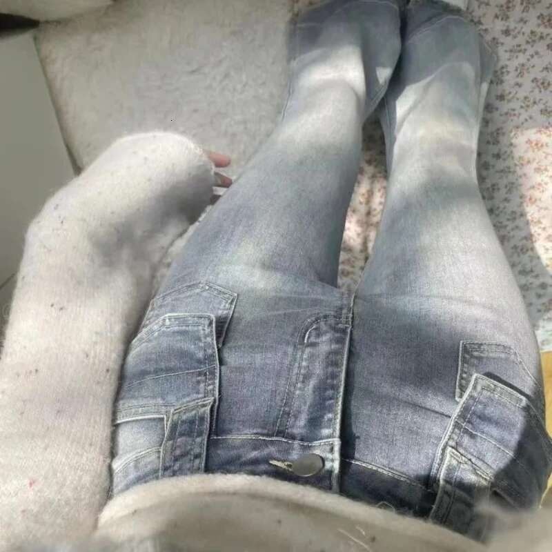 Womens Jeans Summer High Waist Female Cowboy Pants Korean Popular Clothes Pant Aesthetic Size X Larg Gyaru Top Selling Trousers