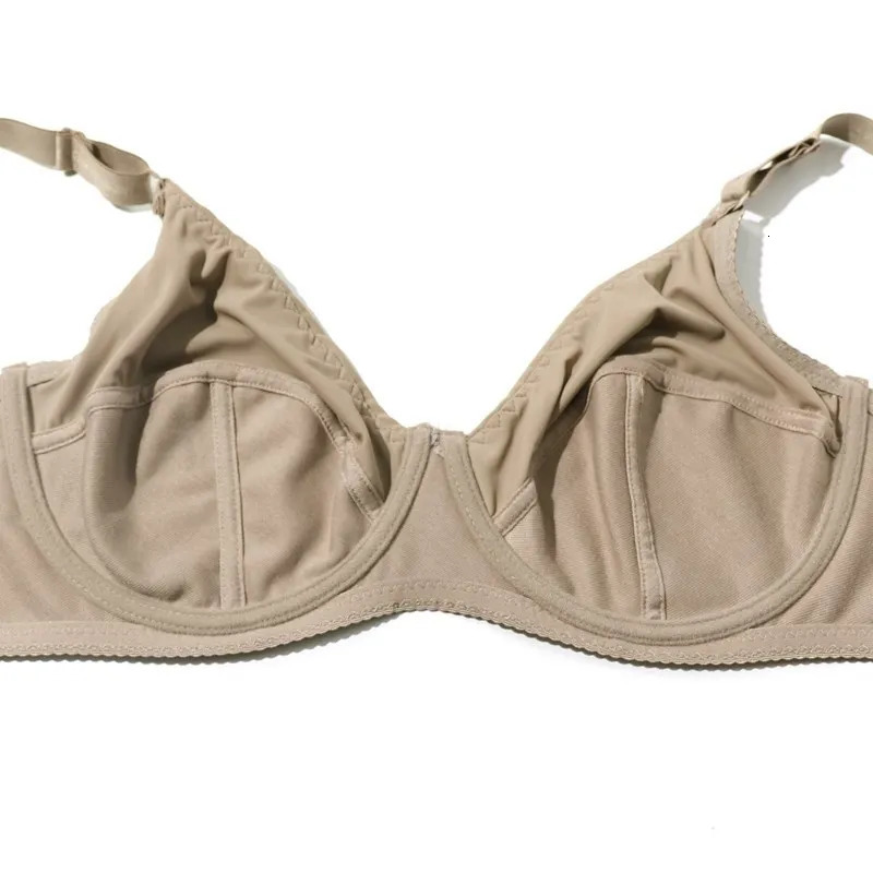 Beauwear Women Underwire Plus Size Bras Full Coverage Non Padded Brassiere Minimizer Underwear 36-52 D E F Color Black Nude BH 250617