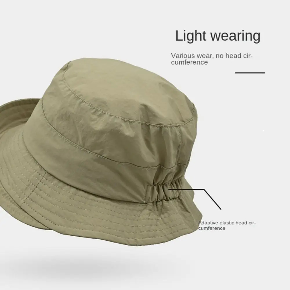 Casual Japanese Style Fisherman Hat Sun-Proof UV Protection Sun Hats Quick-Drying Camping Alpine Cap Summer 250616