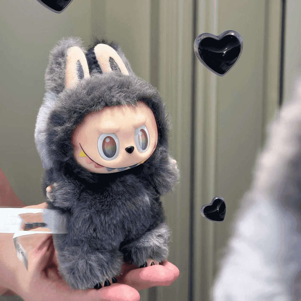 Guochao Play LABUBU Front High Energy Labubu Third aron 3rd Generation Vinyl Plush Doll