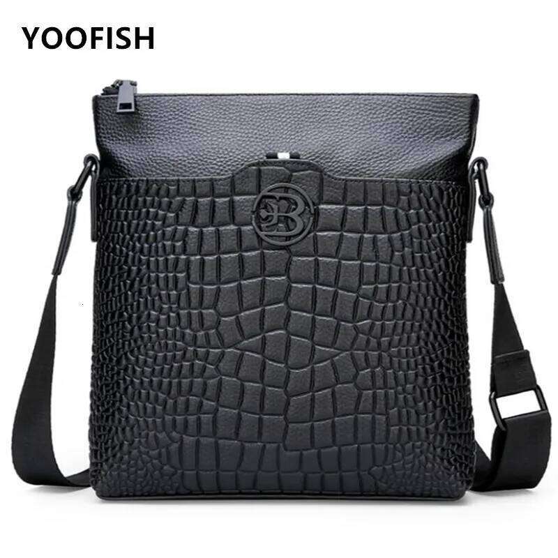 Designer Luxury New Arrival Genuine Men Casual Business Leather Mens Messenger Vintage Men's Crossbody Bag Fashion Male