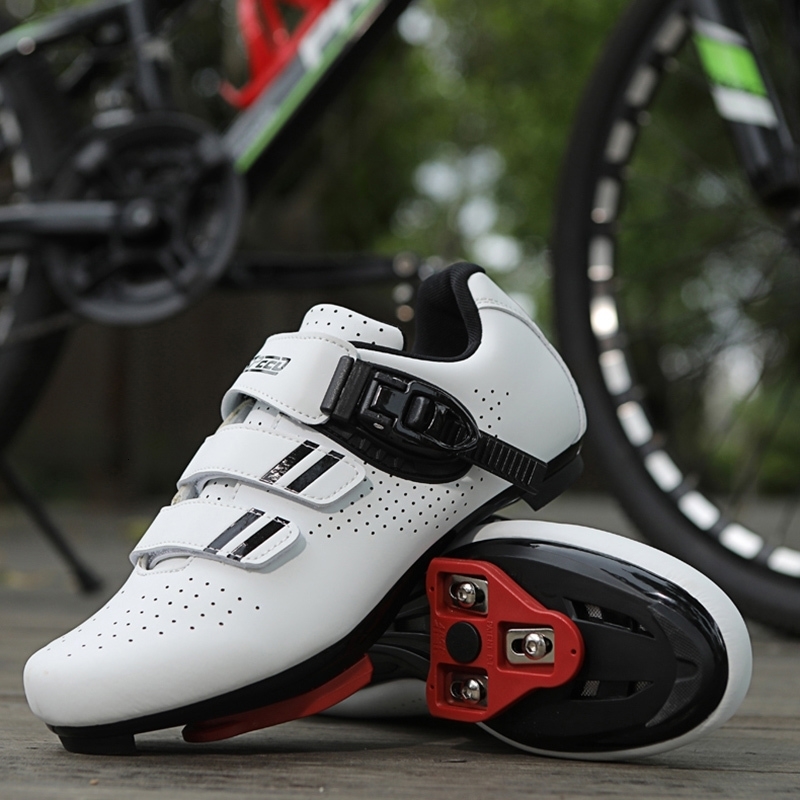 Mens Bicycle Shoes Compatible with Peloton Road Bikes Cycling and PreInstalled Triangle for w250528