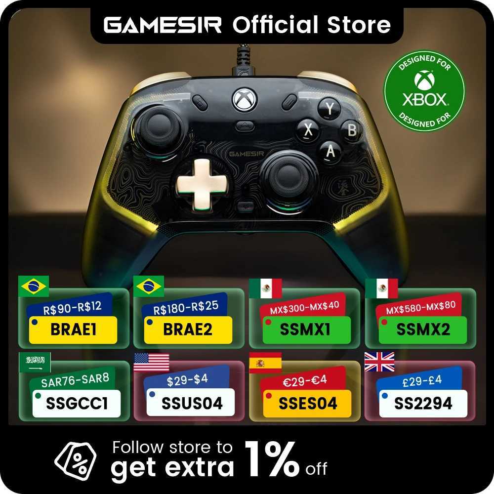 GameSir Kaleid Flux Xbox Controller Wired Gamepad for Xbox Series X Xbox Series S Xbox One game console Hall Effect Joystick R250617