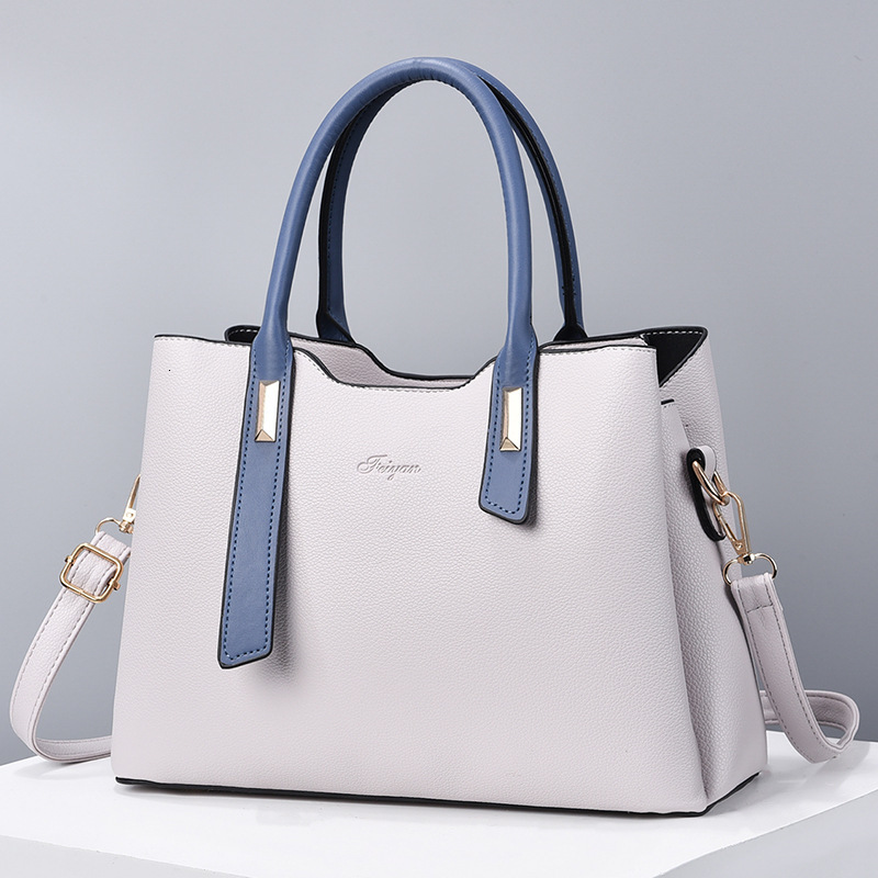 Free Shipping 2025 New Designer Bag Simple Multi-layer Large Capacity Women's Handbag Fashionable High-quality Shopping Bag