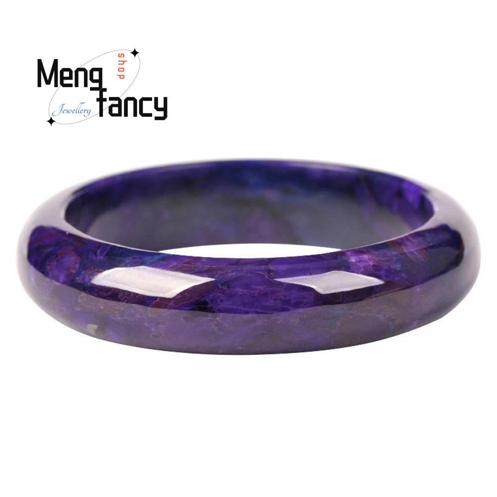 Natural Jadeite Bracelet Charms Fashion Retro Jade Bangle Fine Jewelry Temperament Elegant Women Sexy Girls Holiday Gifts 250616