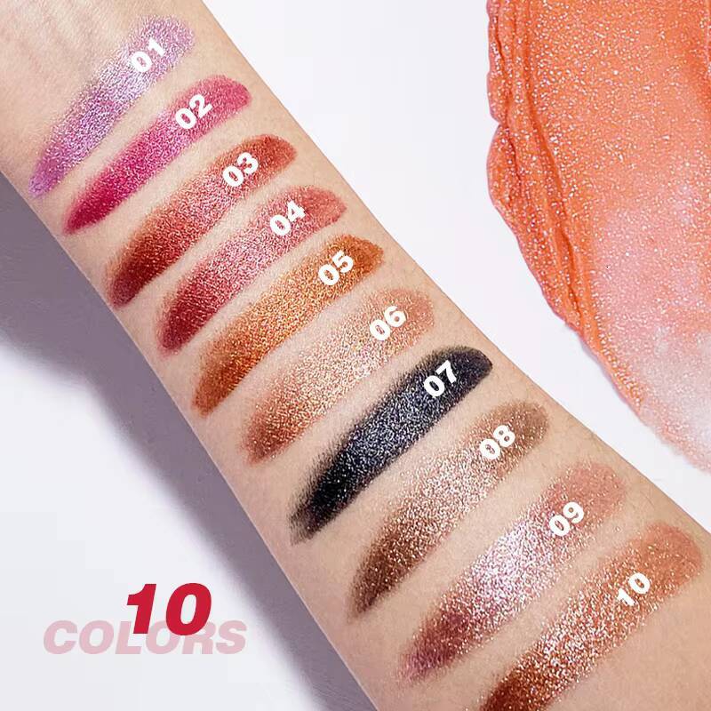 1pc, Glitter Lipstick, Sparkling Balm, Starry Shimmer, Long-Lasting, Creamy Lip Beauty Cosmetic For Lustrous & Radiant Lips happy